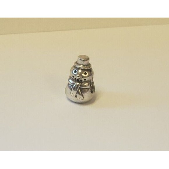 Pandora Snowman Charm Silver 925 for Bracelet Holiday Winter Jewelry Authentic - Picture 2 of 9